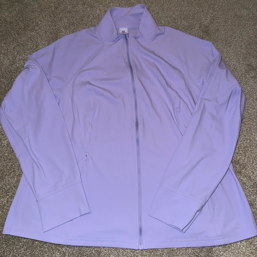 Lavender Full-Zip Active Jacket